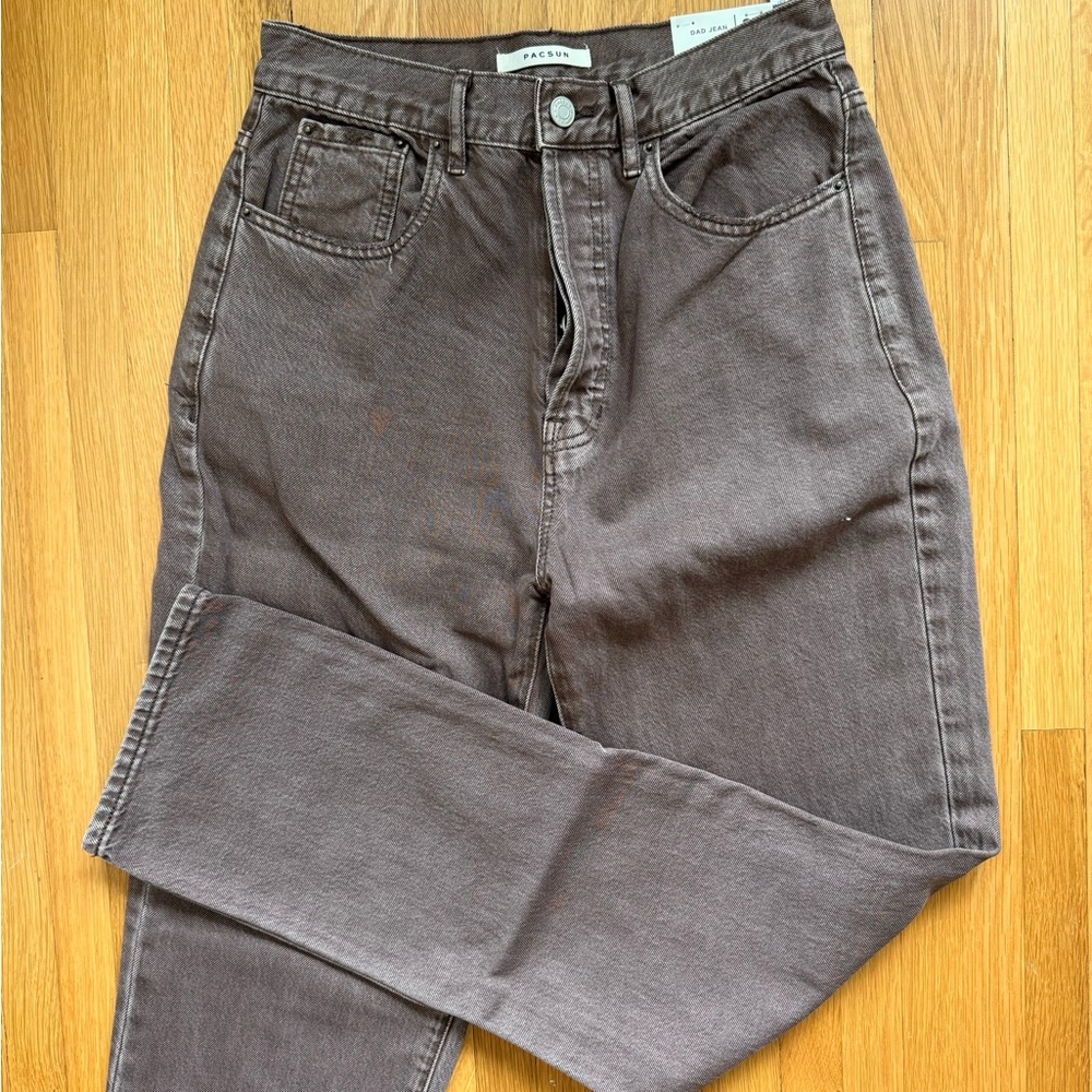 NWT Pacsun Brown Dad Jeans
